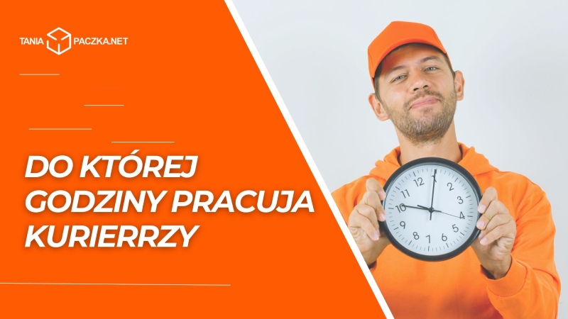 Kurier dostarczający paczkę - godziny pracy