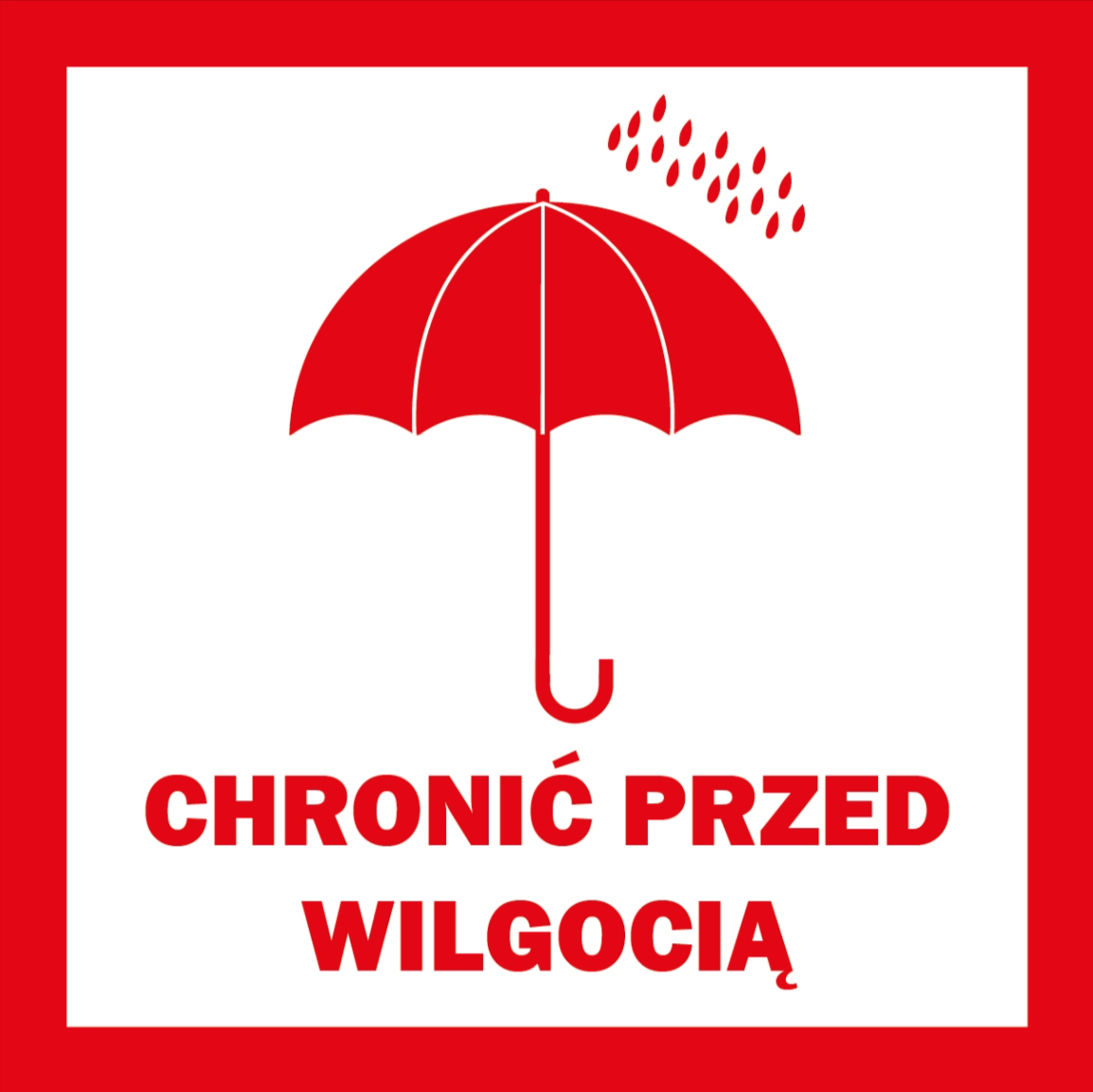 Symbol parasola - chronić przed wilgocią