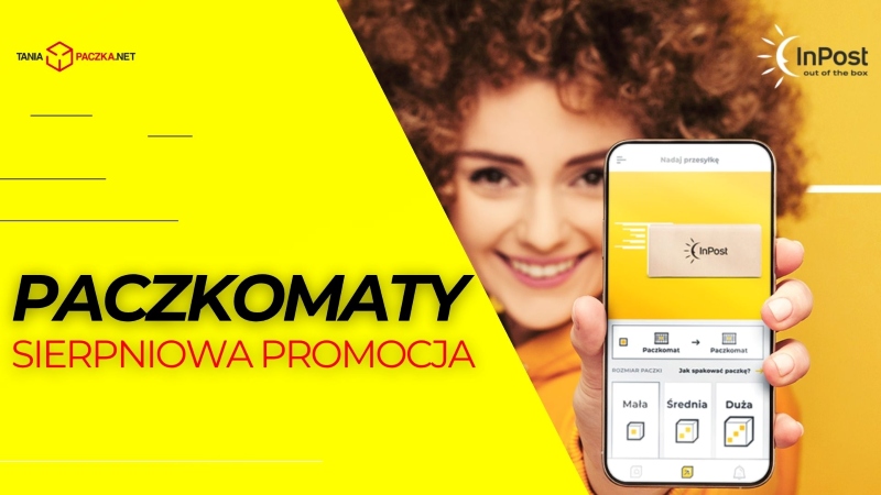 Sierpniowa promocja na InPost Paczkomaty w serwisie Tania-Paczka.net