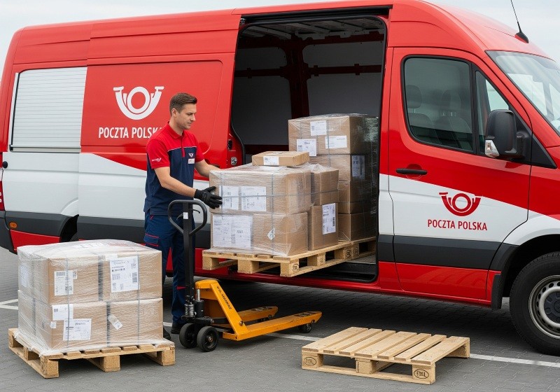 poczta polska palety transport palet
