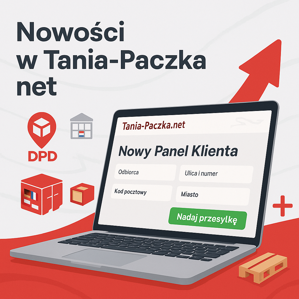 Nowości w Tania-Paczka.net - Nowy Panel Klienta i Oferty